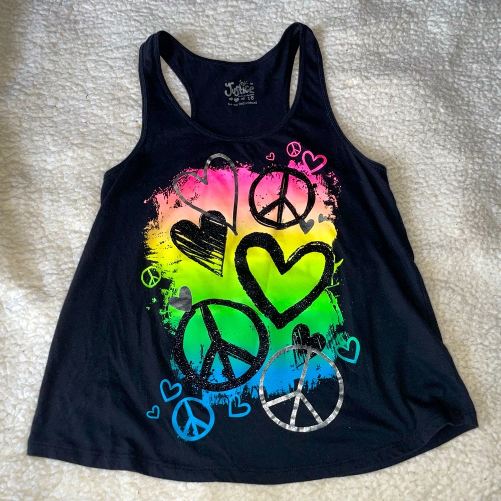 Girls Justice brand tank top
